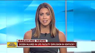 Explosion damages UPS freight hub in Kentucky at least a dozen injured