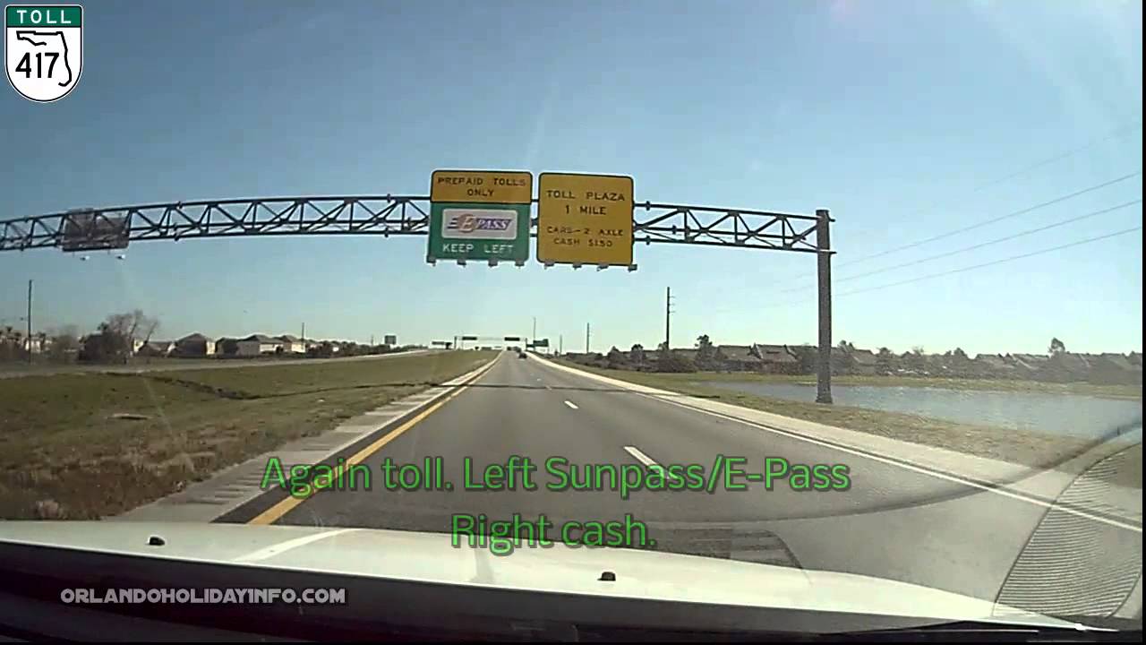 How to return your rental car at Orlando Intl. Airport MCO from US20,  via SR 20 time lapse