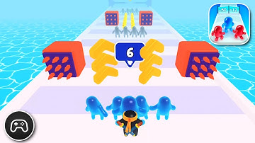 Join Blob Clash 3D - Gameplay Walkthrough Part 11 - Puzzle Game Levels 63-66 (iOS, Android)