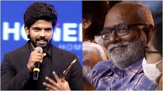 M.M. Keeravani Adoring His Son Sri Simha's Emotional Winning Speech