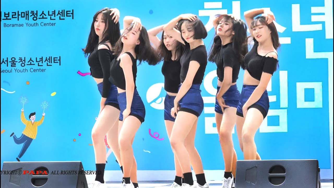 ◆해성여고(아웃스텐딩) ♥ 제2회 2019 서울시 청소년 어울림마당 (성동구청소년수련관) _ 청계광장 직캠