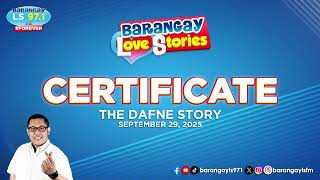 Download Lagu CERTIFICATE - DAFNE | Papa Dudut | Barangay Love Stories MP3