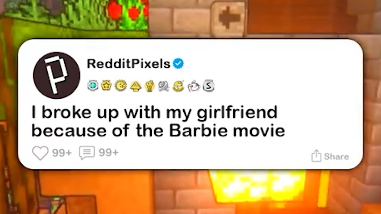 I broke up with my girlfriend because of the barbie move. - YouTube