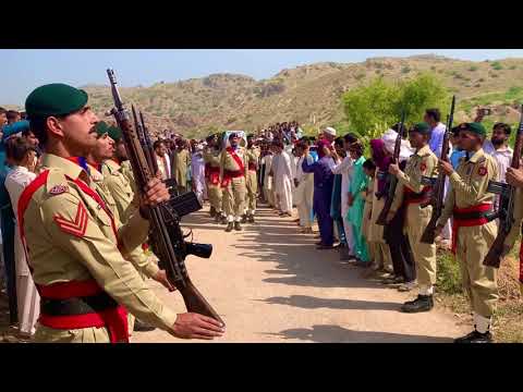 Shaheed Farooq Niazi Last Ceremony | PAK Army New Song | Pakistan Army Zindabad | Pak Army Songs