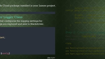 How to Use Stackdriver Logging with PHP Lumen on Google App Engine Standard
