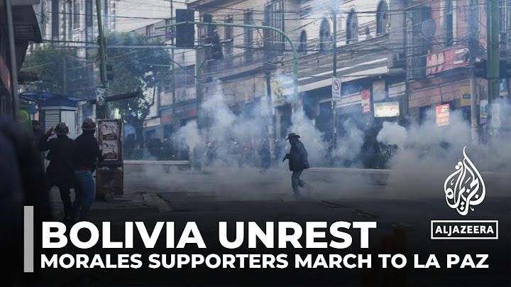 Bolivia's political crisis: Morales supporters march to La Paz, clashing with Arce's loyalists