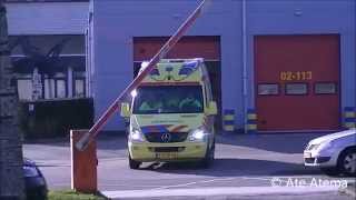Ambulance 02-112 Leeuwarden met spoed onderweg naar een onbekende melding screenshot 4