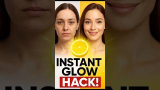How to Use Lemon for Glowing Skin 🍋✨ | Natural Skin Glow Hack | QuickHacks | #shorts