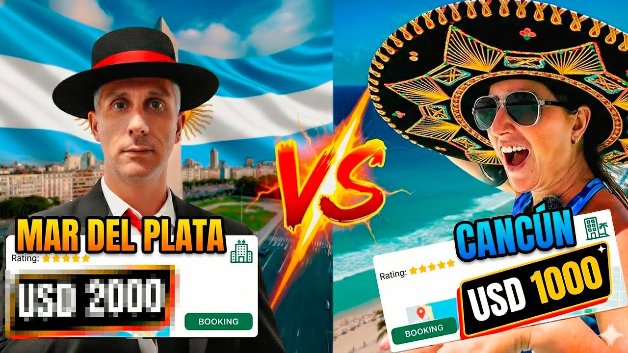 ASI ES VACACIONAR EN CANCUN VS MAR DEL PLATA😱. PRECIOS 2026