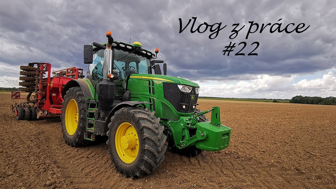 Vlog z práce #22 Setí ozimé řepky s JD 6230R a Horsch Pronto 6DC