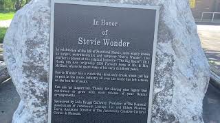 The Stevie Wonder Rock in Saginaw