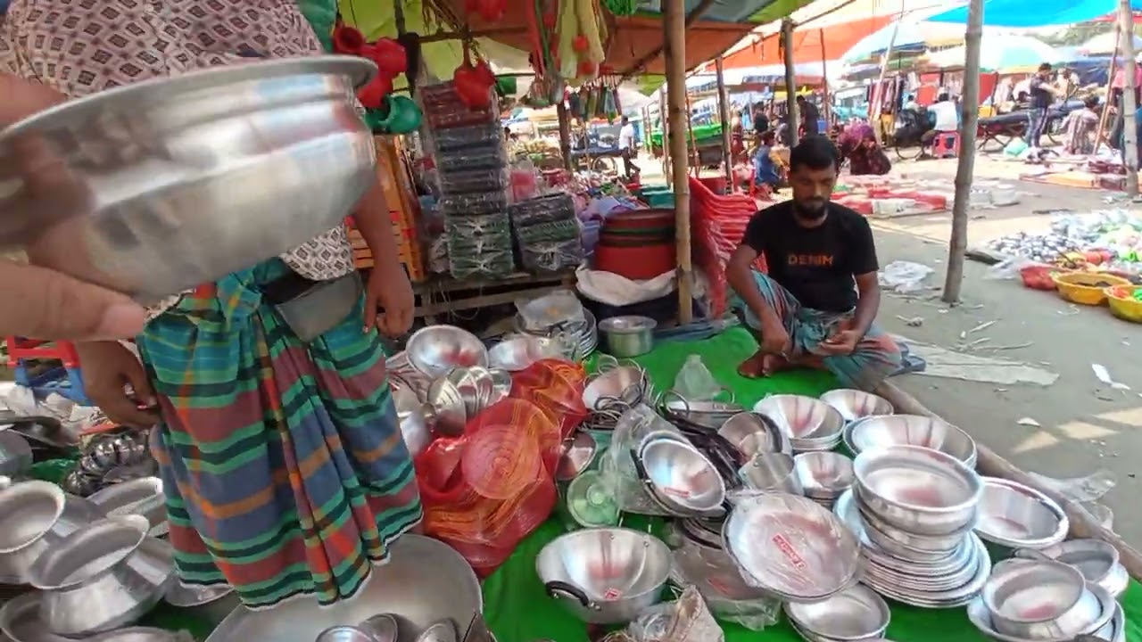 ছোট্ট বড় হাড়ি পাতিল কিনুন খুবি কম দামে, নারায়ণগঞ্জ ফতুল্লা সাপ্তাহিক মেলা থেকে। 