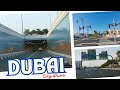 Road trip around the city  dubai driving tour 4k