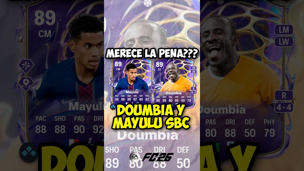 ✅❌¡¿Merecen La Pena DOUMBIA 89 SBC y MAYULU 89 SBC en EA FC 26!?❌✅
