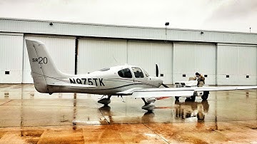 IFR Rainy Departure in IMC | Cirrus SR20 | Instrument Training