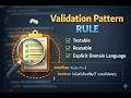 Rule | DDD Validation Pattern Example
