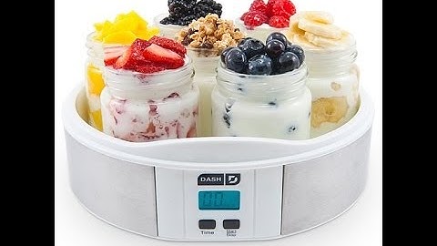 Dash Yogurt Maker with Seven Jars  Chrome