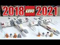 LEGO Star Wars X-WING STARFIGHTER Comparison! (75218 vs 75301 | 2018 vs 2021)