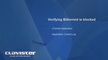 Clavister Application Control How-to OS 10.11