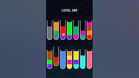 COLOR SORT PUZZLE LEVEL 389