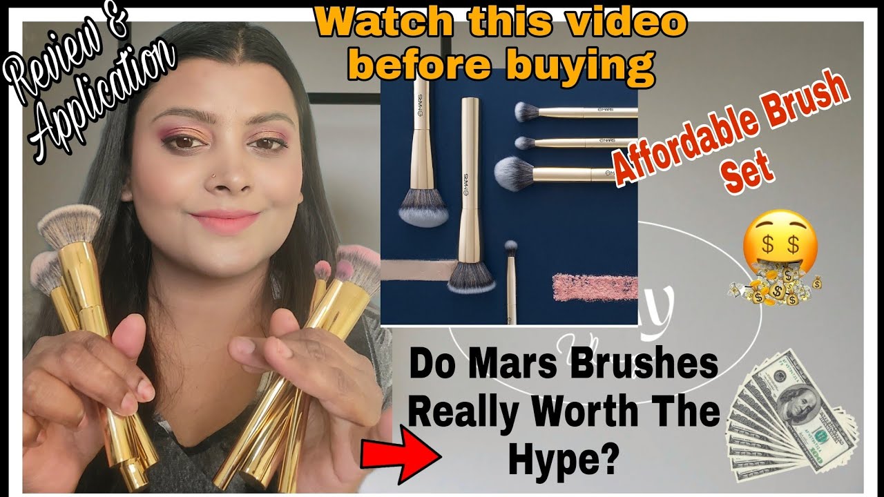 Review & Application Of Mars Makeup Brushes Set Worth the hype