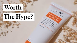 Review LENGKAP Kleveru Sea Buckthorn Cleansing Gel // worth the hype?