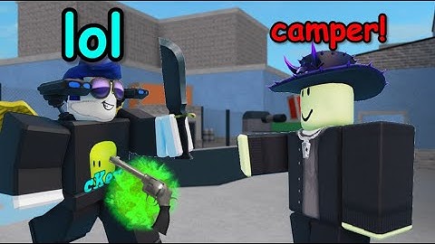 Trolling Campers by Camping.. with Admin Commands (MM2)