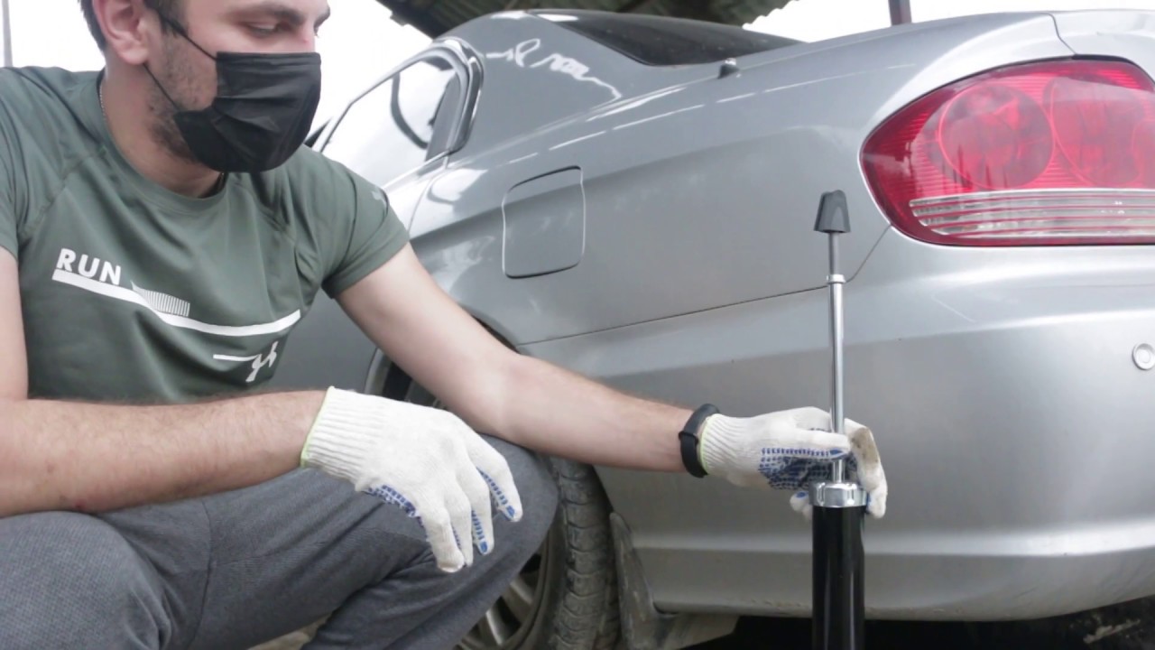 Прокачка газомасляных амортизаторов - YouTube