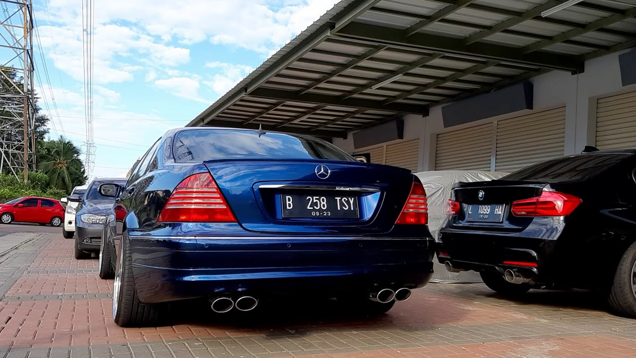 MercedesBenz S350 W220 with Tech Pro Performance Valvetronic Exhaust