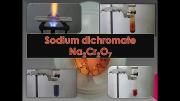 Chemical properties of Sodium dichromate (PART I)