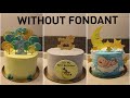 1st Birthday Cake ideas for Boys WITHOUT FONDANT | Birthday Cake ideas for Kids WITHOUT FONDANT