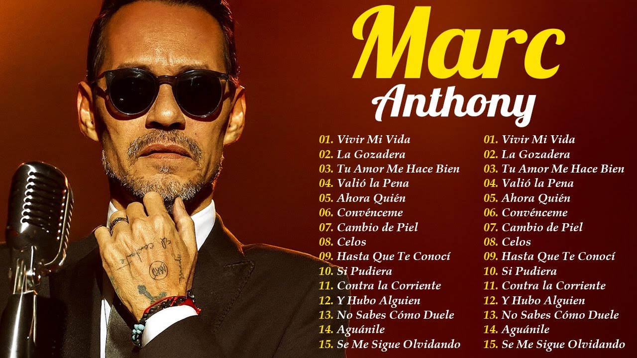 Marc Anthony Mix 2025 | Los Exitos Mas Grandes | Salsa Romantica y ...