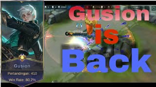 Gusion Is Back Savage Moment-Cyber Official