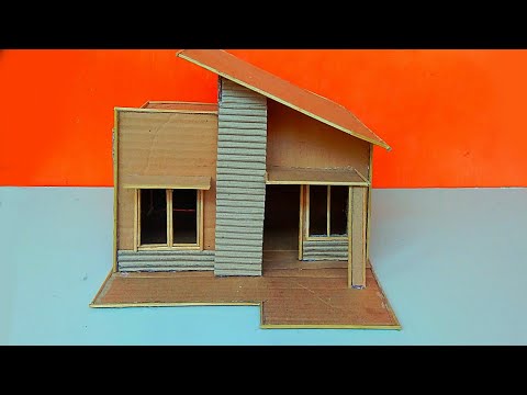 Miniatur Rumah Minimalis Dari Kardus Bekas Desain Rumah 