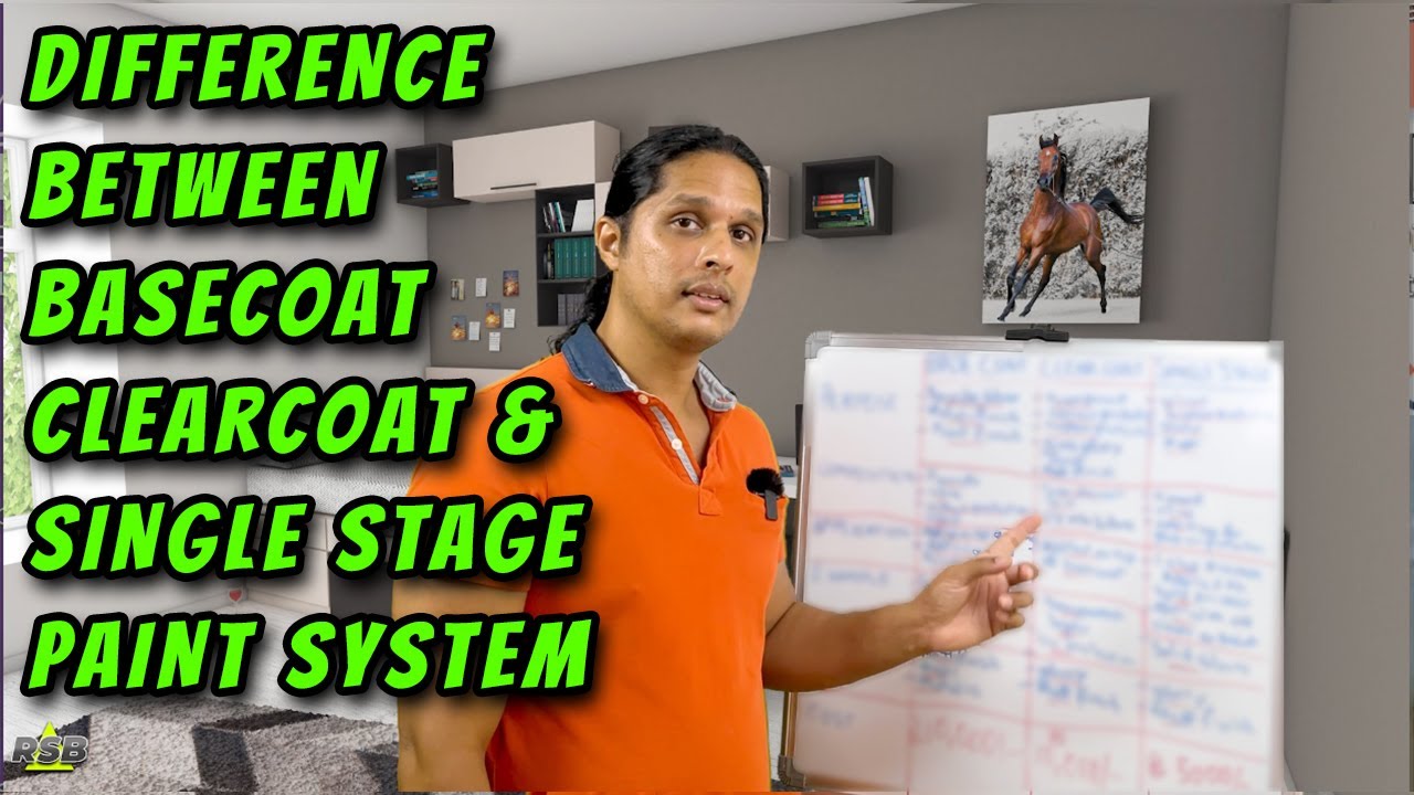 Difference Between Base Coat Clear Coat and Single Stage Paint System ...