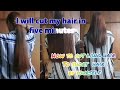 HOW TO CUT YOUR OWN HAIR IN FIVE MINUTES