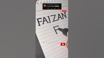 Faizan name logo💥comment your names 👀 #shorts #shortsfeed #viral #trending #logo