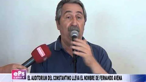 EL AUDITORIUM DEL CONSTANTINO LLEVA EL NOMBRE DE F...
