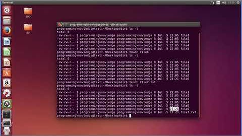 Ubuntu Lesson 11: Touch command - Tutorial For Beginners