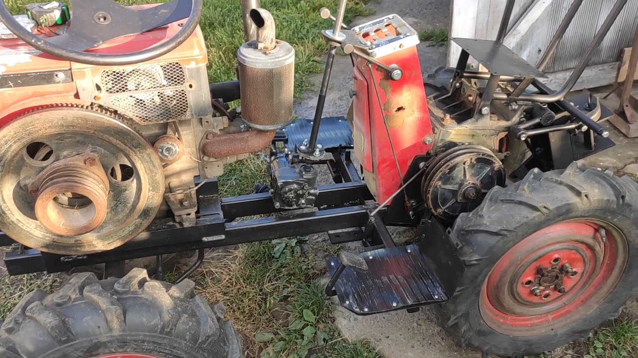 Мотоблок превращаем в МИНИТРАКТОР с помощью КИТ набора. - YouTube