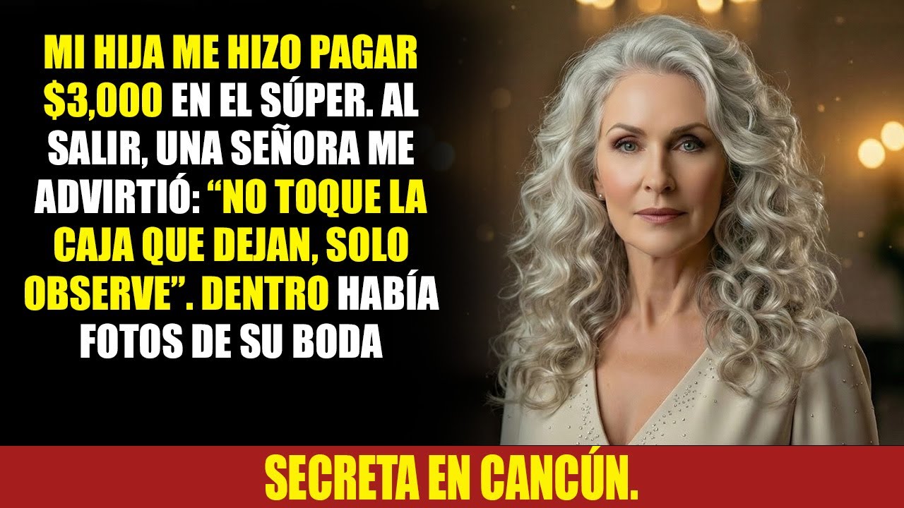 Pagué el súper de mi hija y una extraña me susurró: “Revise la caja del patio”. Al verla, grité…