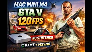 GTA V on Mac – 120 FPS NO STUTTERS! (CrossOver DXMT + MSync Guide) #mac #viral #gaming #gtav 