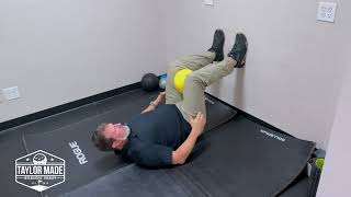 90/90 Hip Lift with Left Hip Shift: Improve Pelvic Position & Hamstring Activation