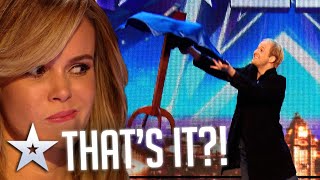 Will a FLOATING table bring Alex Lodge any luck? | Audition | BGT Series 8