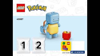 LEGO 40887 Ditto as Squirtle: Movie Night – Building Instructions