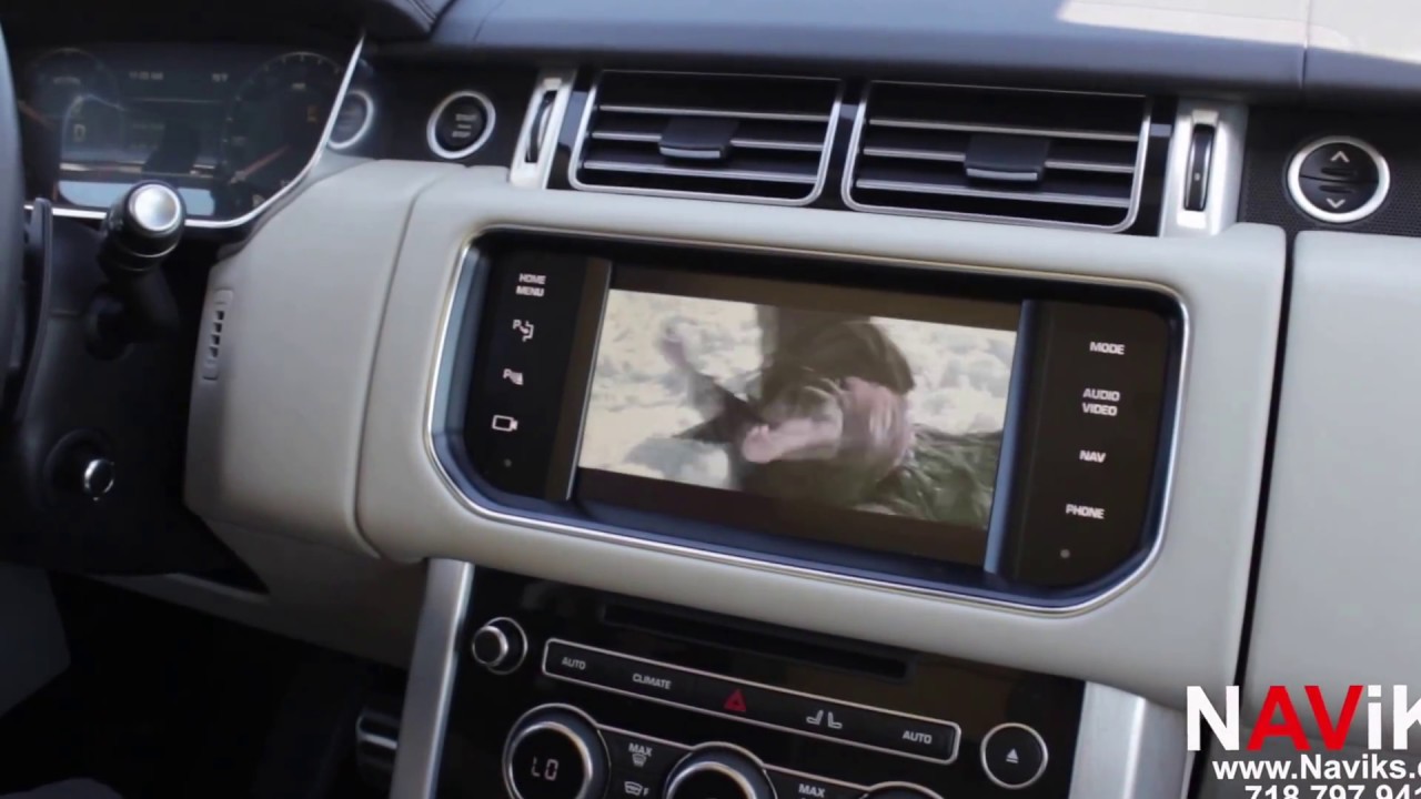 2015 Range Rover HSE L405 NAVikS Video In Motion Bypass
