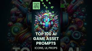 100 AI Game Asset Prompts — Icons, UI, Props | Ultra‑Detailed Midjourney   SDXL Prompt Pack