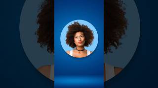 Jak zrobić zdjęcie w kółku - Photoshop 2023 #shorts #photoshop