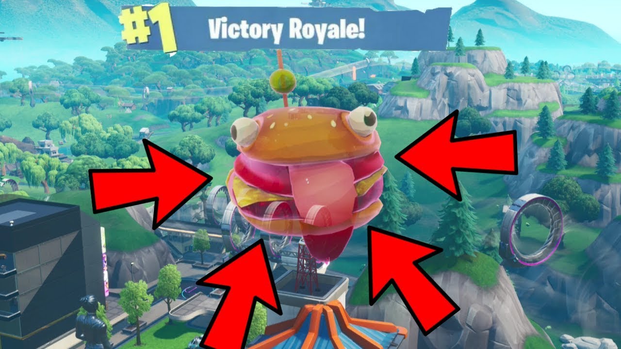 DANCE INSIDE A HOLOGRAPHIC DURR BURGER HEAD | Fortnite Week 4