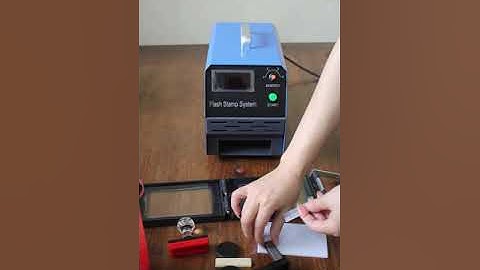 Hướng Dẫn Sử Dụng Máy Khắc Dấu Flash F-0609 Khắc Dấu Hoàn Công